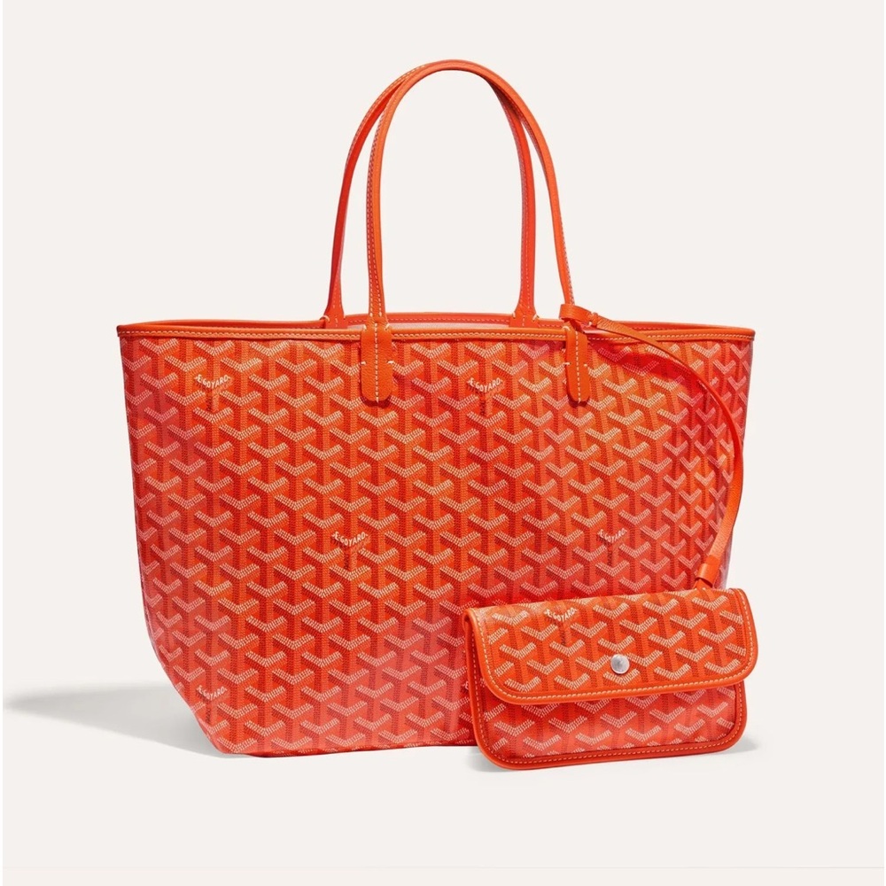 Orange tote bag